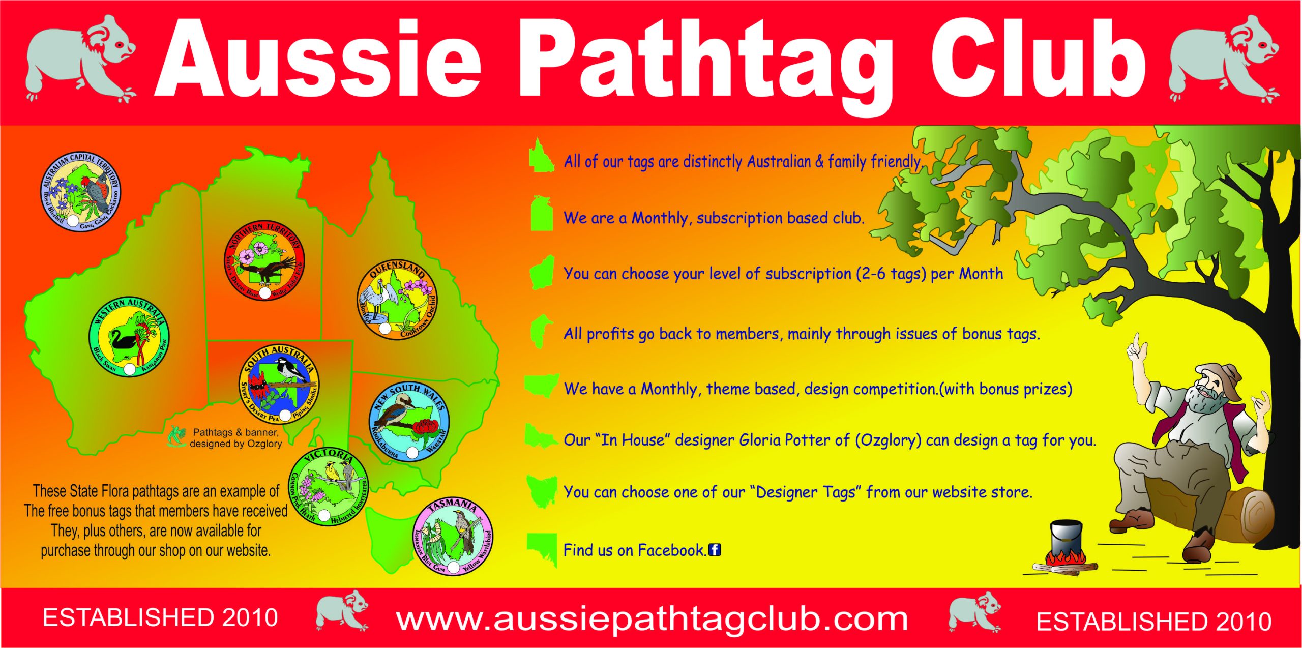 Aussie Pathtag Club | pathtags | pathtags for sale